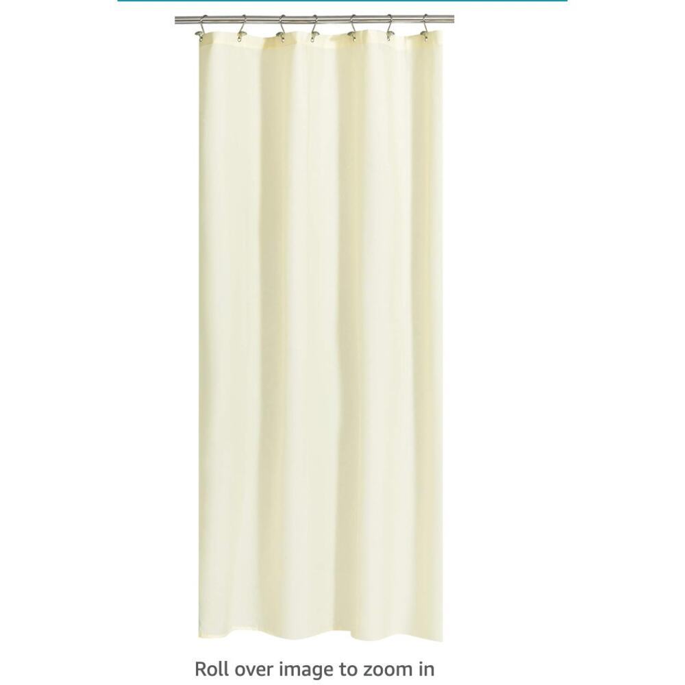 N&Y HOME Fabric Shower Curtain or Liner 36 x 72 Inches Bath Stall Size